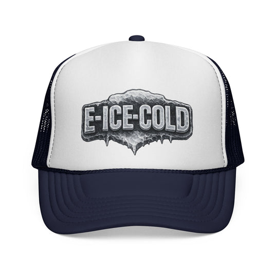 E-ICE-COLD Trucker Hat – Vintage Ice Logo Mesh Cap