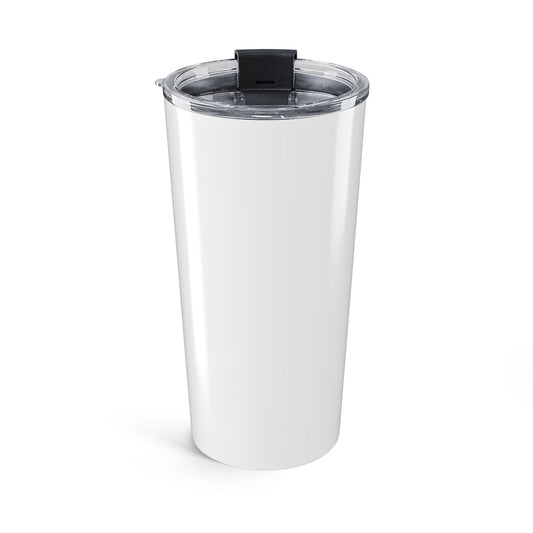 20oz Tumbler with Vintage Chalk Block E Letter – Monogram Drink Cup