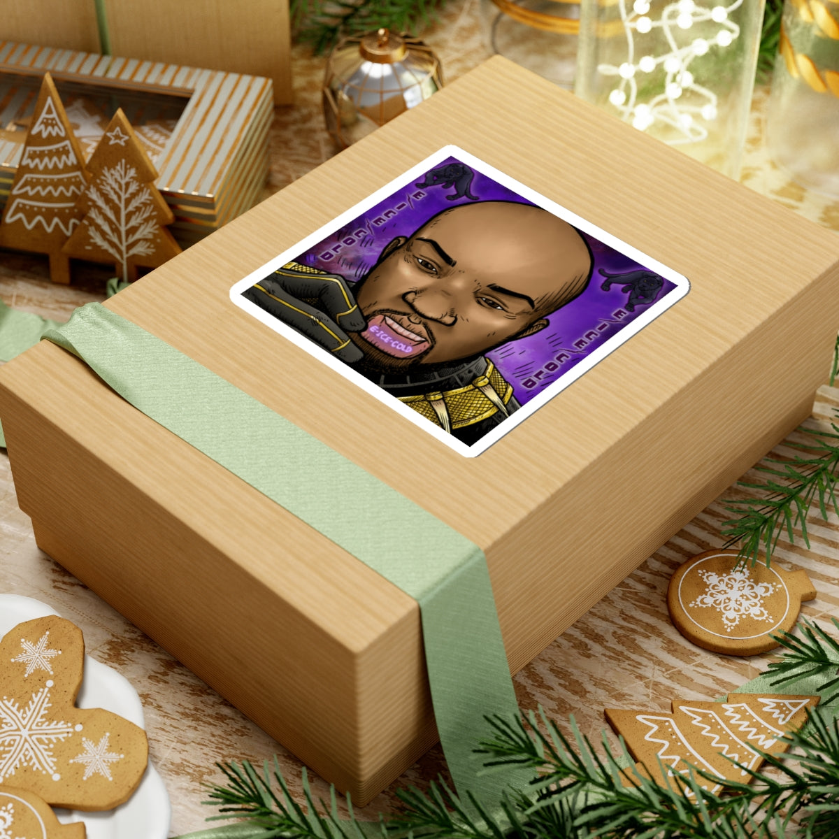 E-ICE-COLD' Portrait Sticker