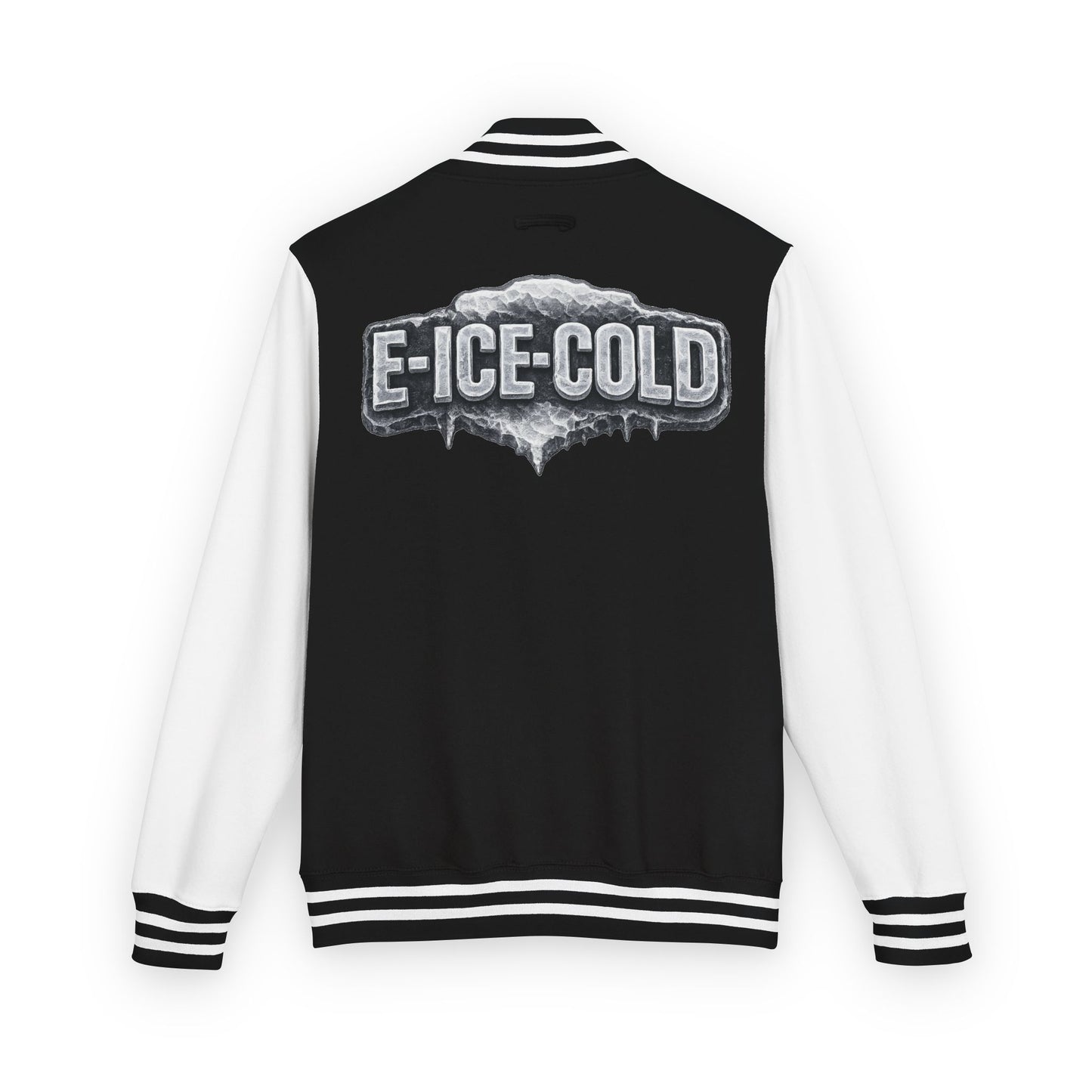Letterman Jacket — 'E-ICE-COLD' Retro Varsity Bomber