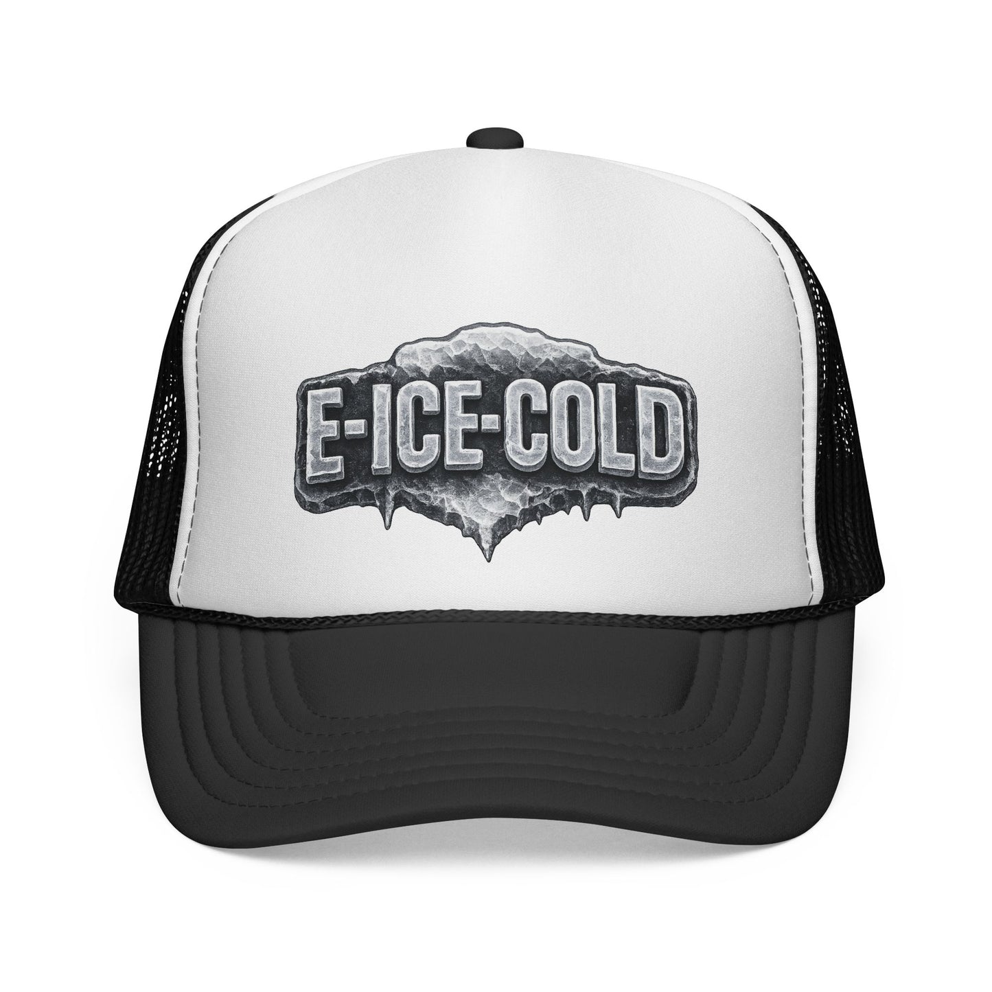 E-ICE-COLD Trucker Hat – Vintage Ice Logo Mesh Cap