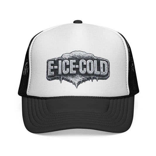 E-ICE-COLD Trucker Hat – Vintage Ice Logo Mesh Cap