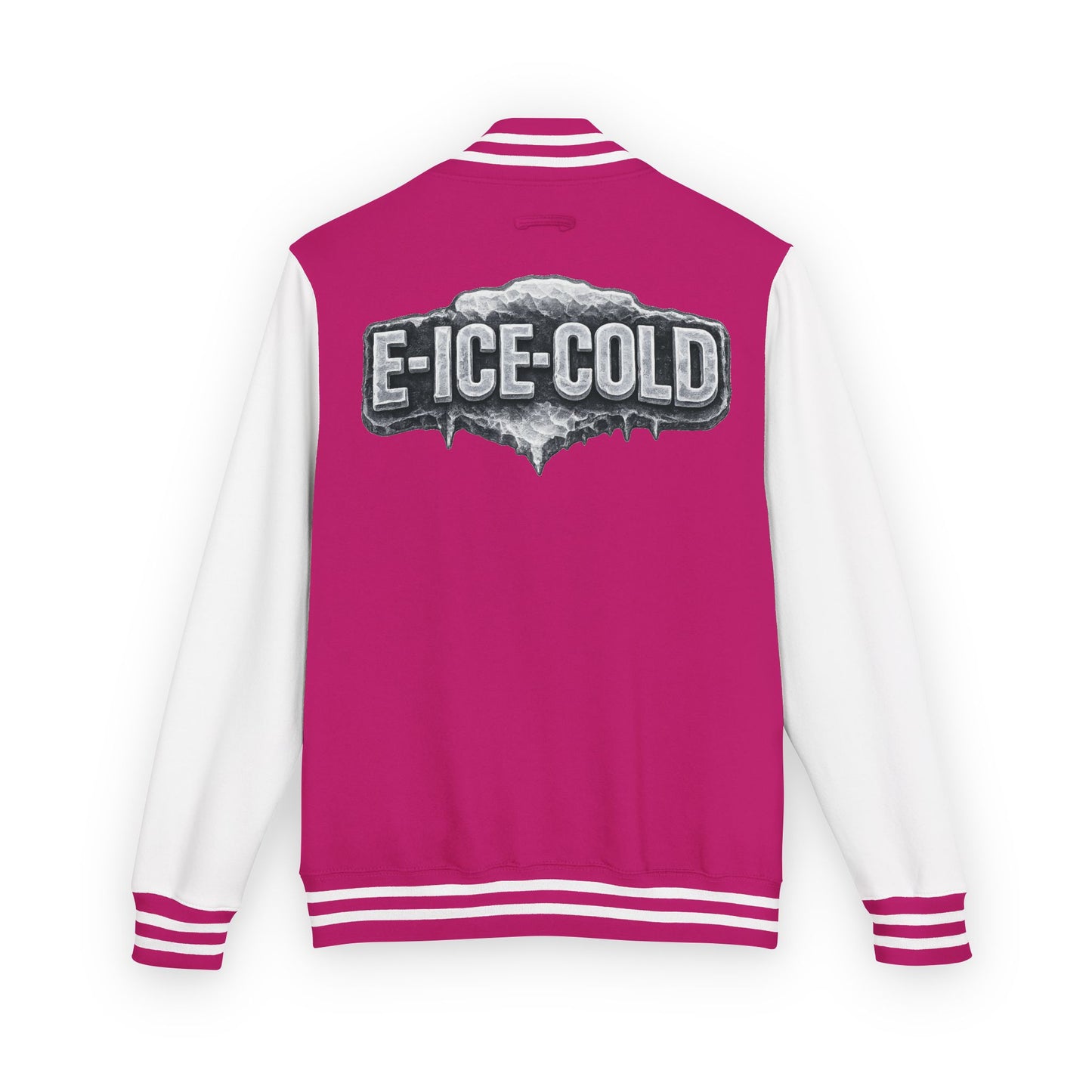 Letterman Jacket — 'E-ICE-COLD' Retro Varsity Bomber