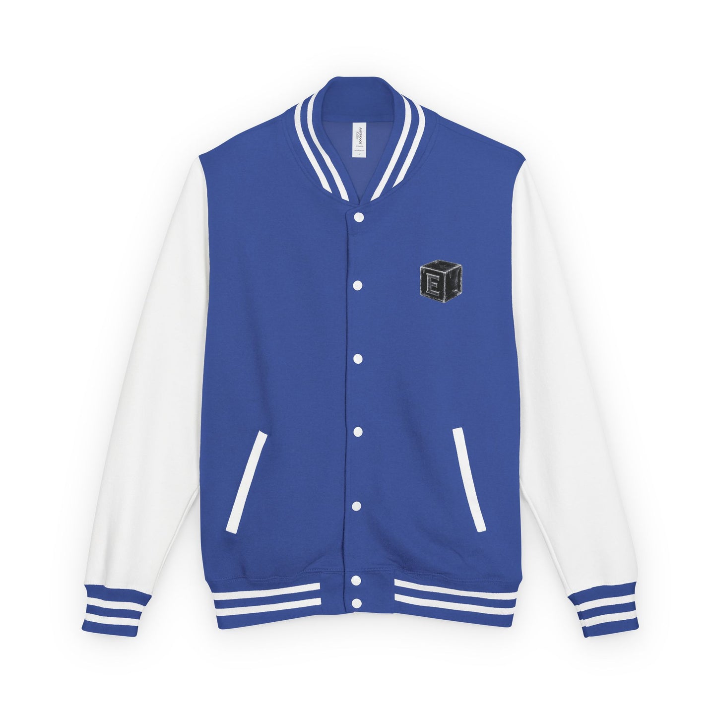 Letterman Jacket — 'E-ICE-COLD' Retro Varsity Bomber