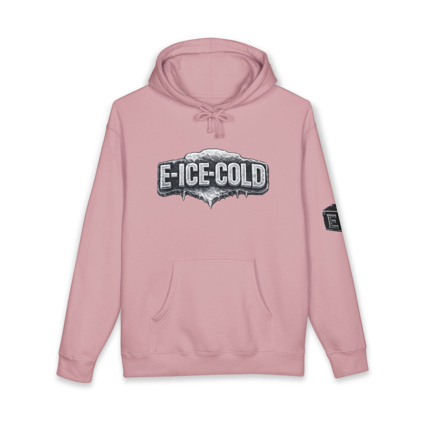 Ice-Cold Hoodie — 'E-ICE-COLD' Graphic Hooded Sweatshirt with U-TUBE Back Art