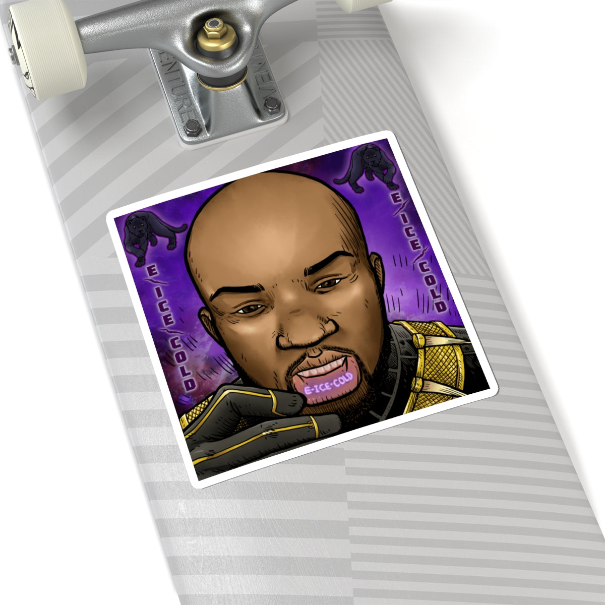 E-ICE-COLD' Portrait Sticker