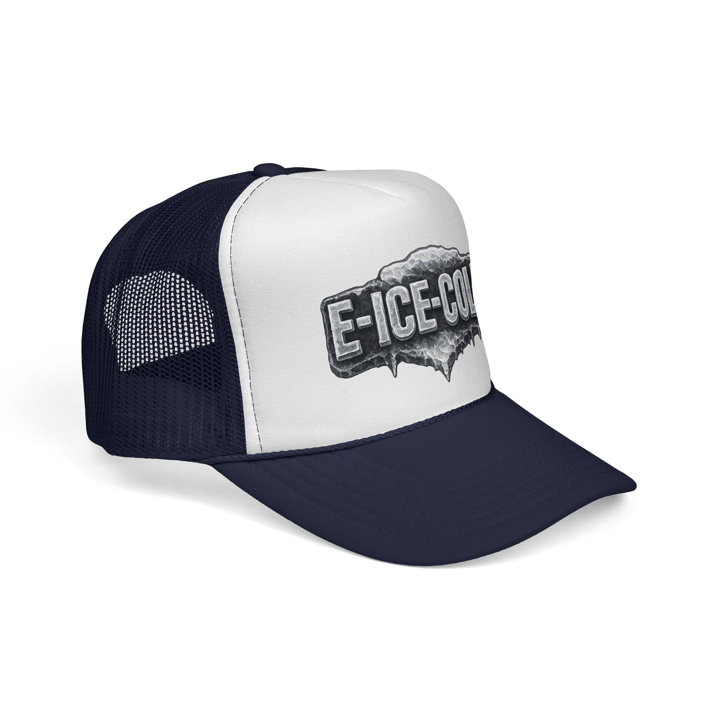 E-ICE-COLD Trucker Hat – Vintage Ice Logo Mesh Cap
