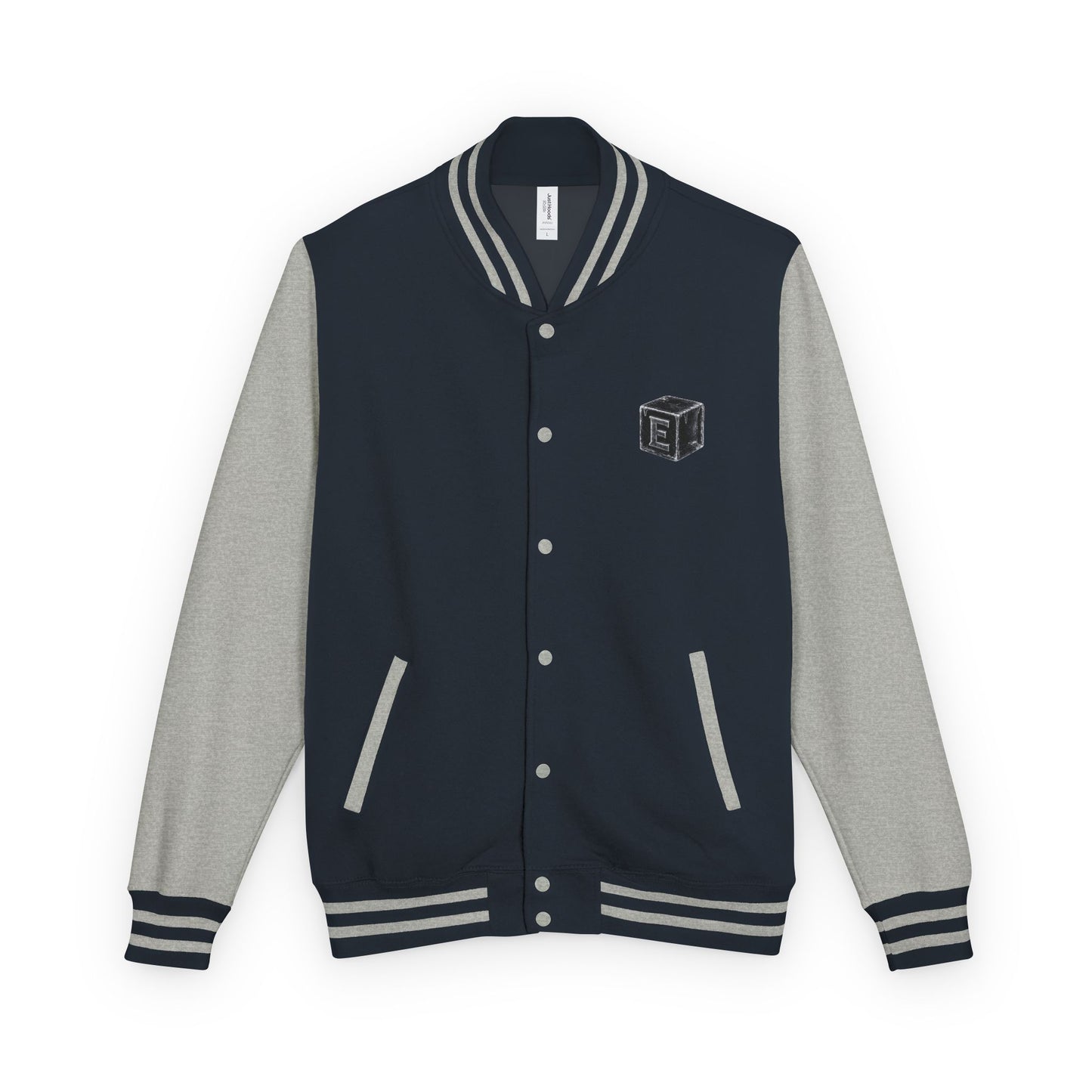 Letterman Jacket — 'E-ICE-COLD' Retro Varsity Bomber