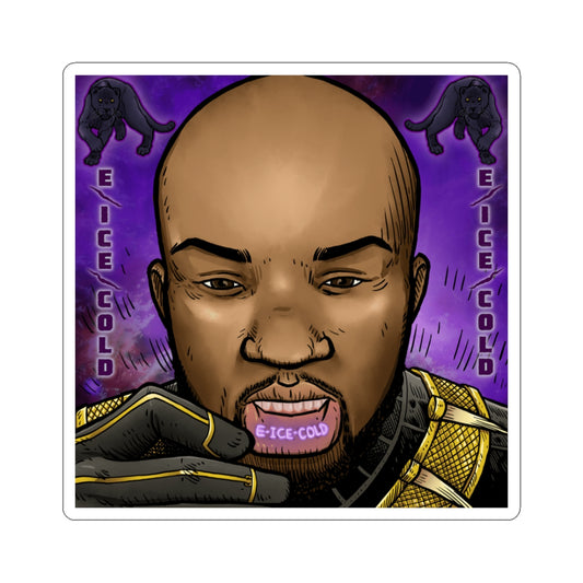E-ICE-COLD' Portrait Sticker