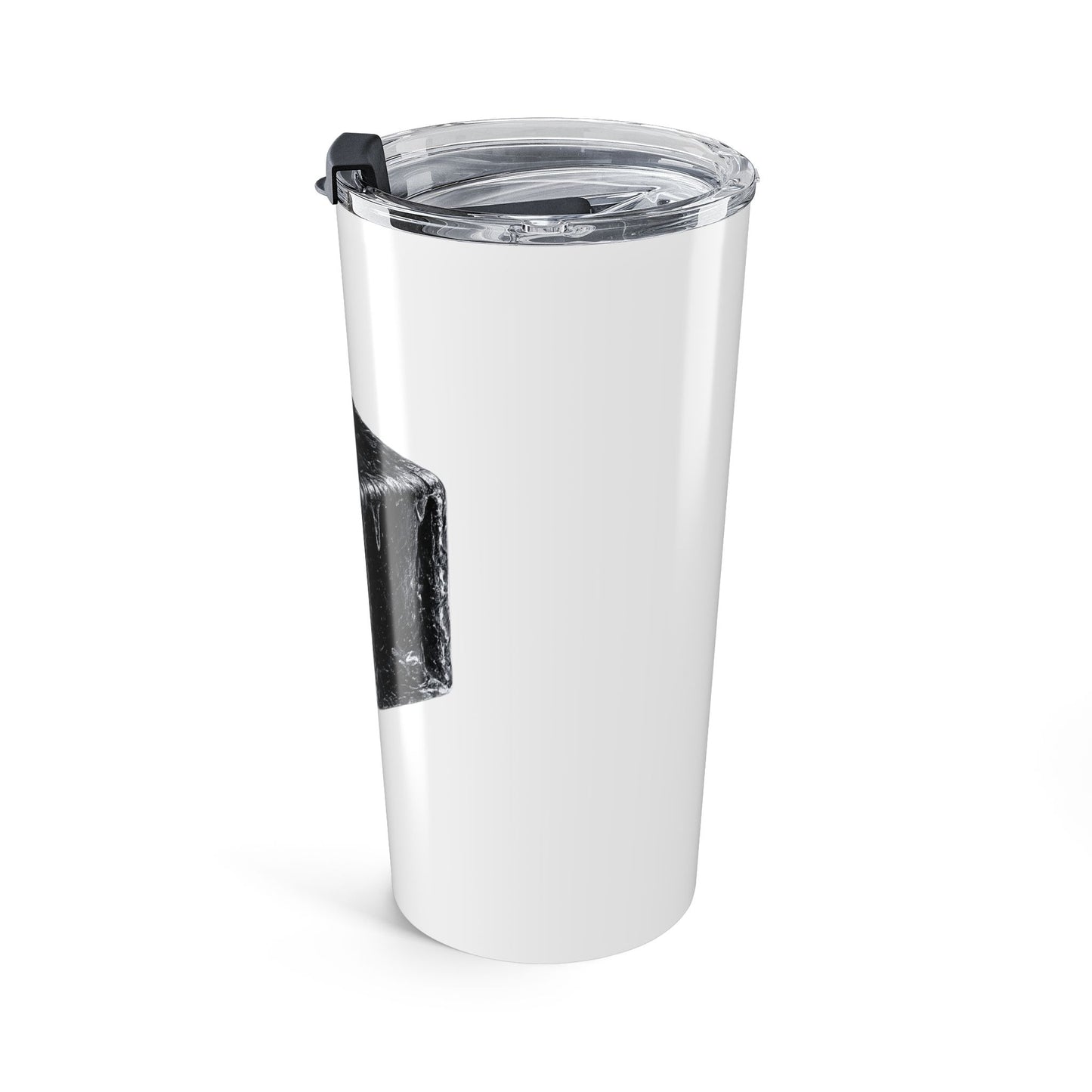 20oz Tumbler with Vintage Chalk Block E Letter – Monogram Drink Cup