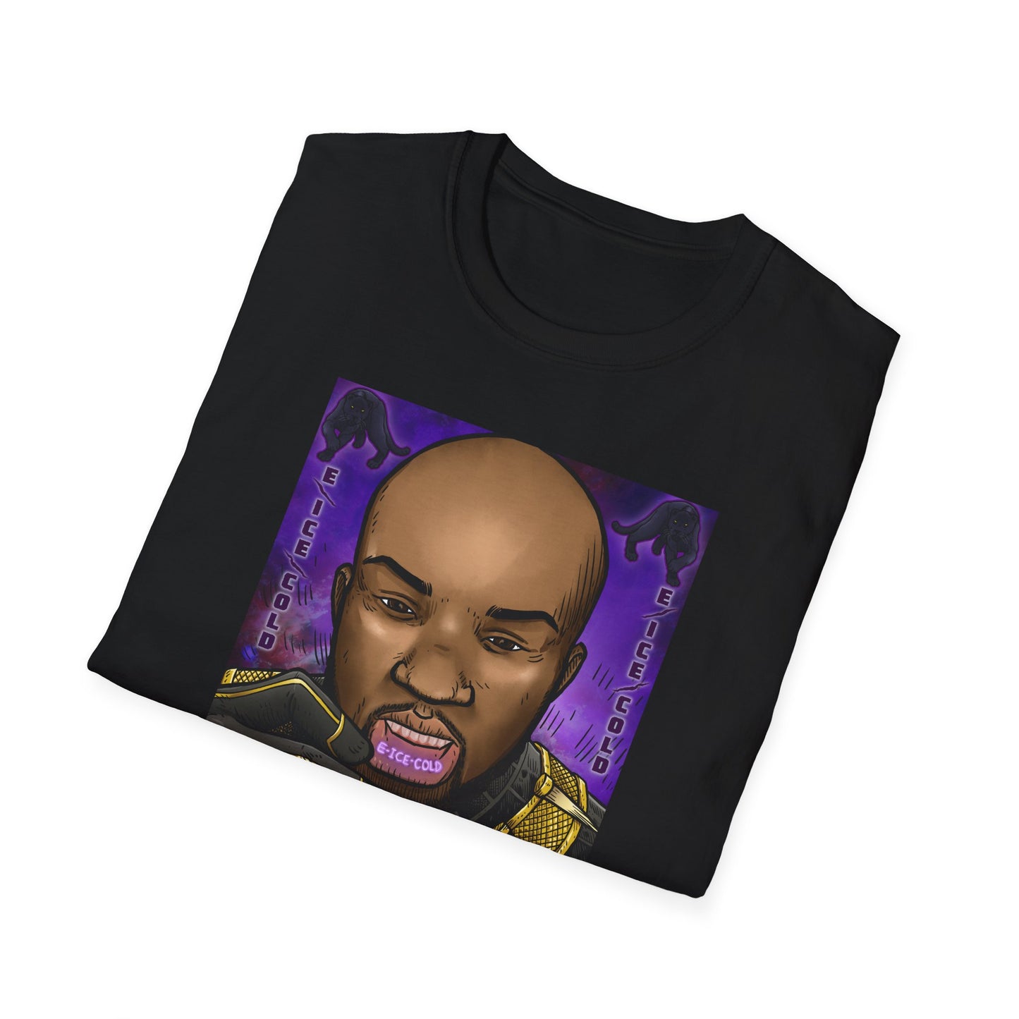 Graphic T-Shirt — Bold Hip-Hop Portrait Tee