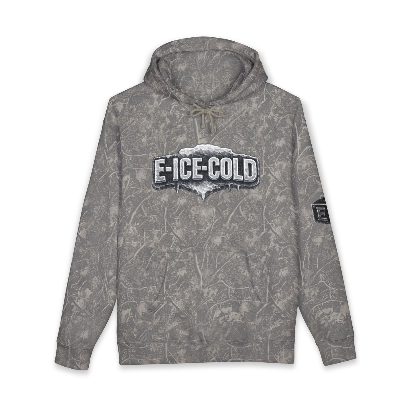 Ice-Cold Hoodie — 'E-ICE-COLD' Graphic Hooded Sweatshirt with U-TUBE Back Art