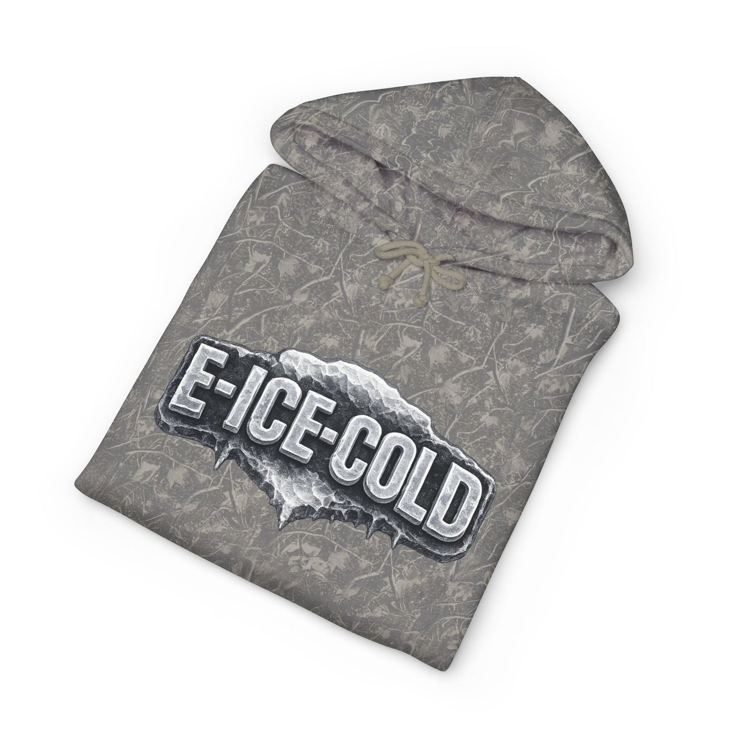 Ice-Cold Hoodie — 'E-ICE-COLD' Graphic Hooded Sweatshirt with U-TUBE Back Art