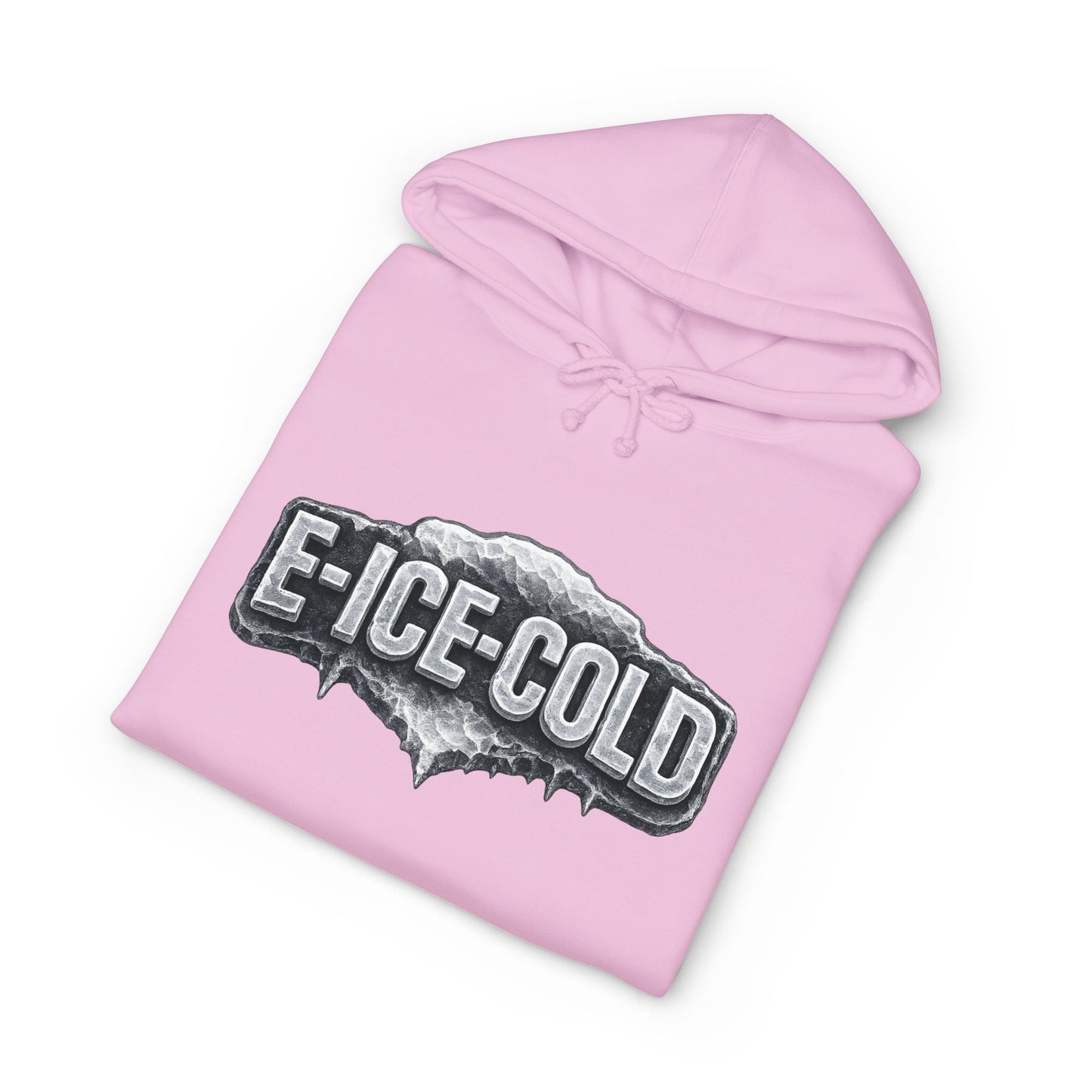 Ice-Cold Hoodie — 'E-ICE-COLD' Graphic Hooded Sweatshirt with U-TUBE Back Art