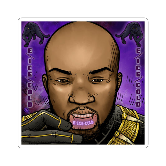 E-ICE-COLD' Portrait Sticker