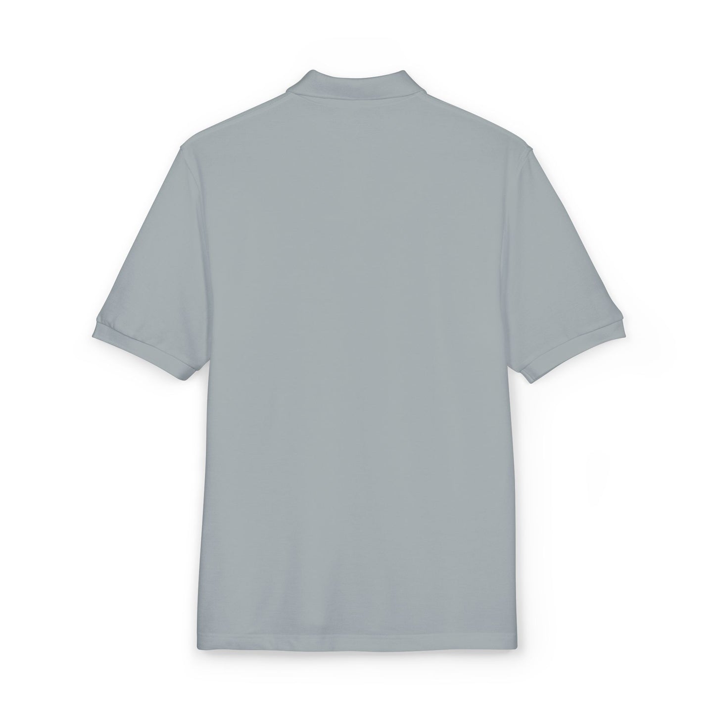 Embroidered Geometric Crest Polo
