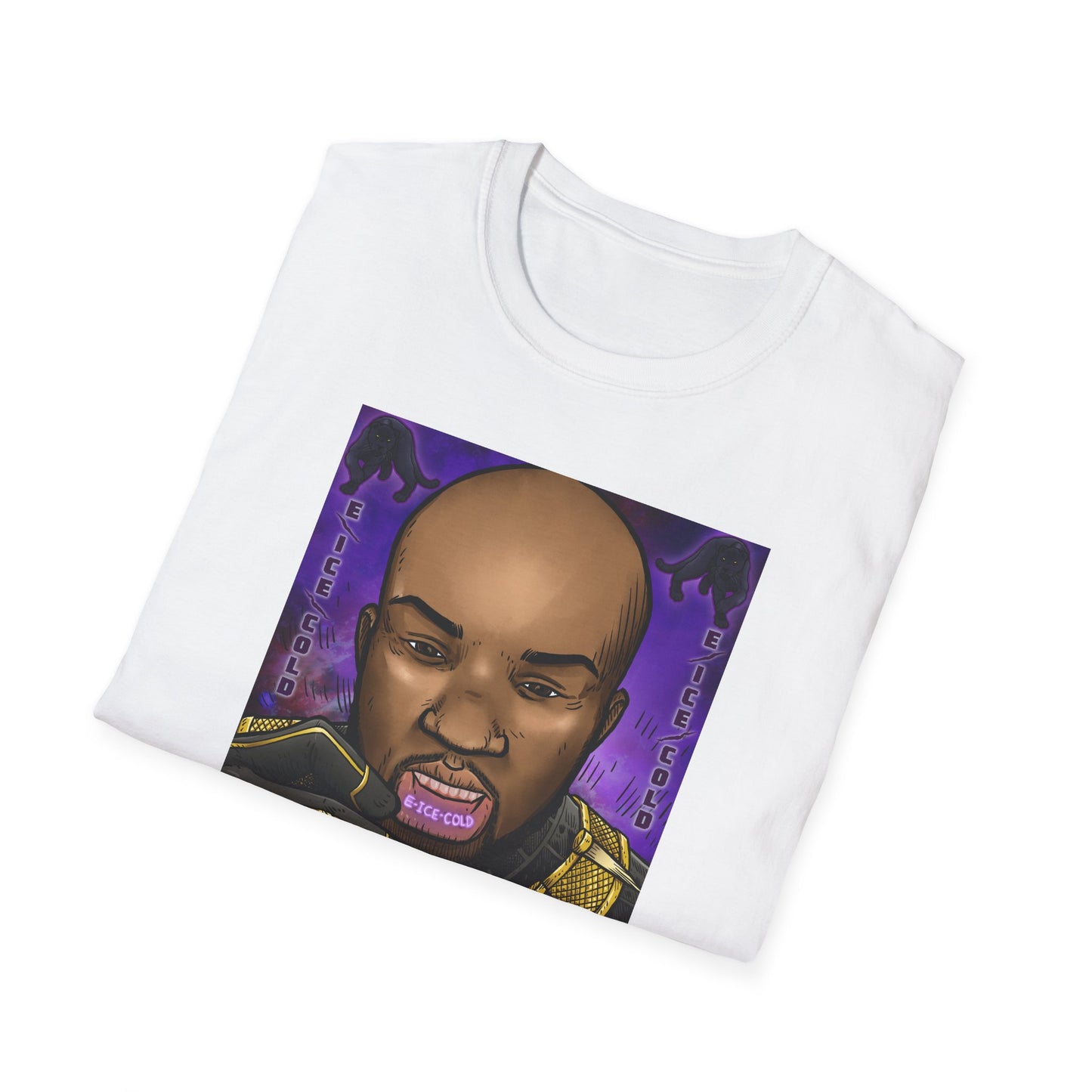 Graphic T-Shirt — Bold Hip-Hop Portrait Tee