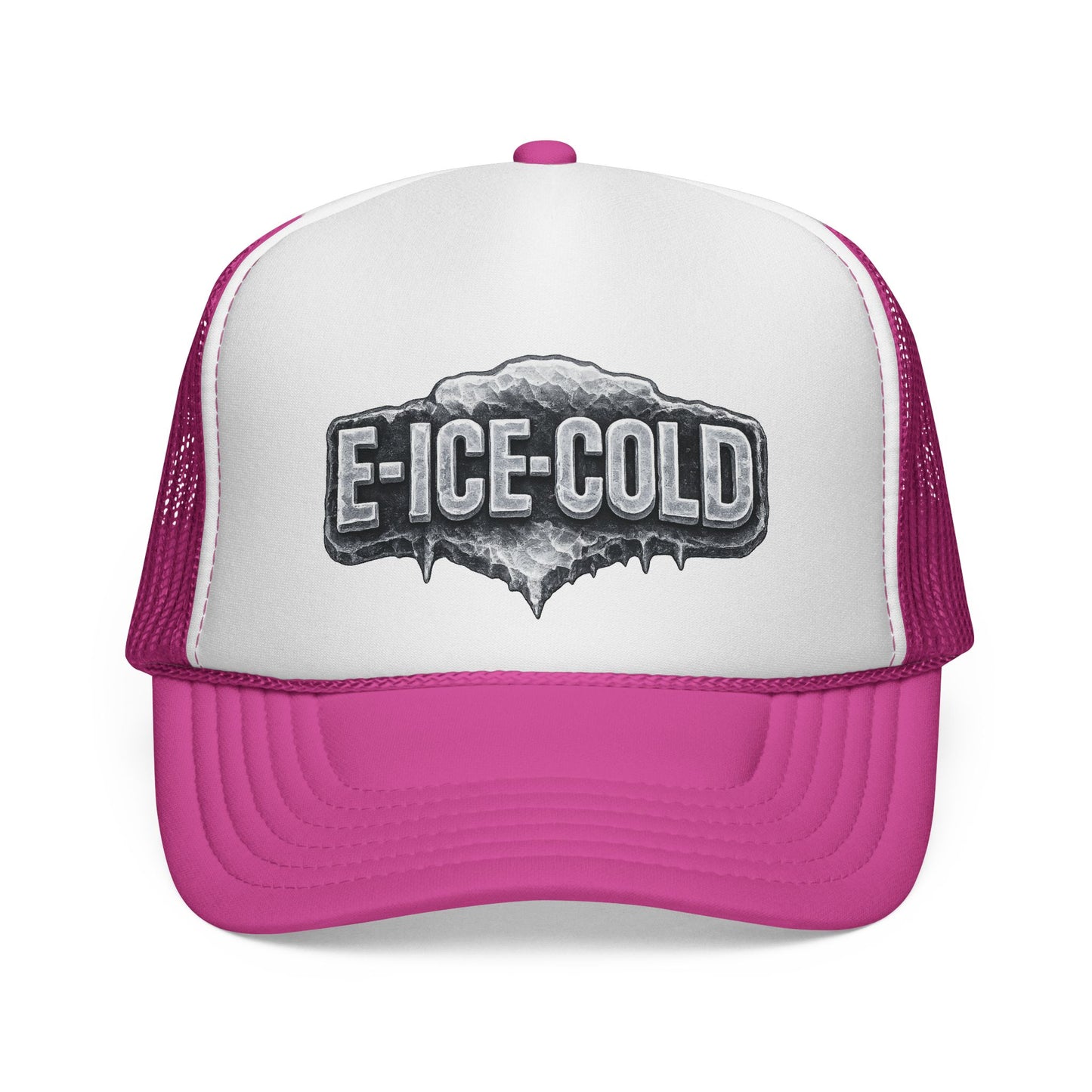 E-ICE-COLD Trucker Hat – Vintage Ice Logo Mesh Cap