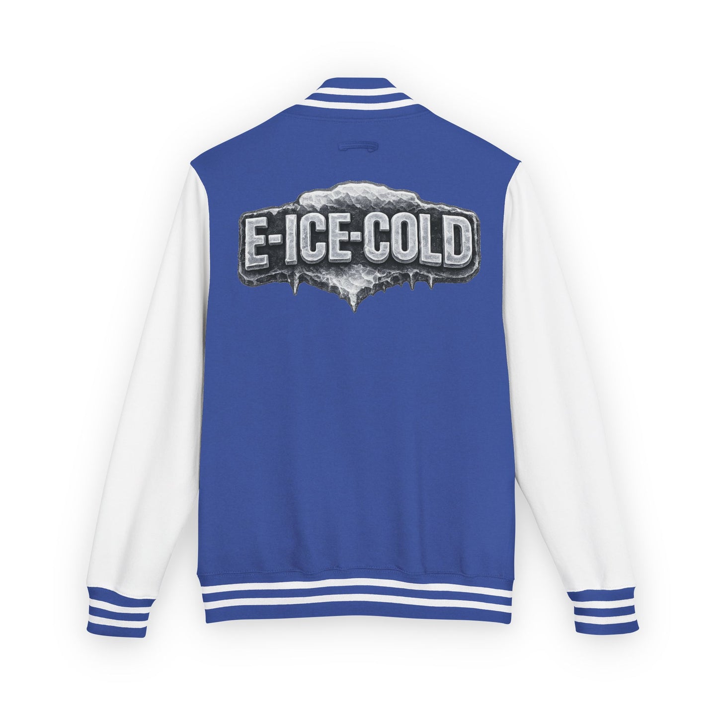 Letterman Jacket — 'E-ICE-COLD' Retro Varsity Bomber