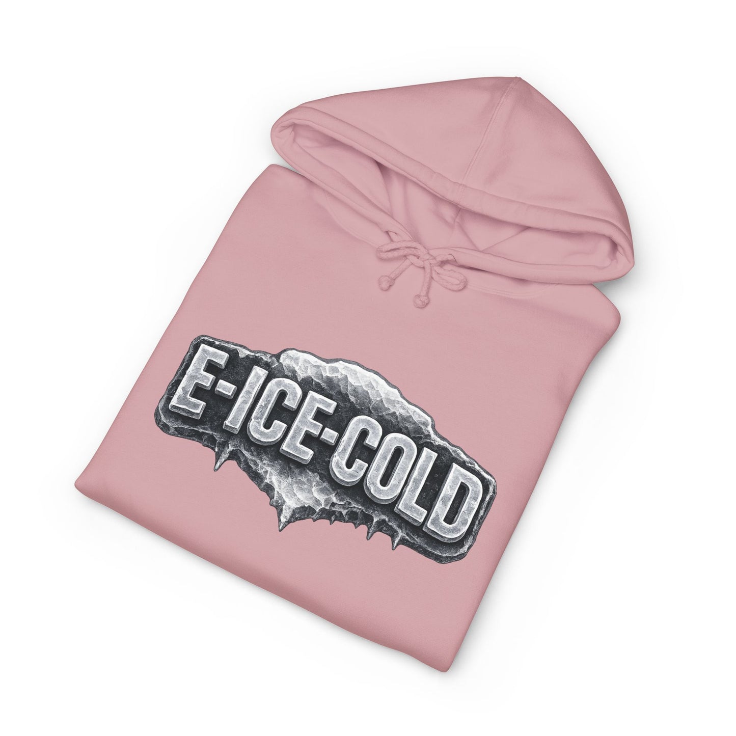 Ice-Cold Hoodie — 'E-ICE-COLD' Graphic Hooded Sweatshirt with U-TUBE Back Art