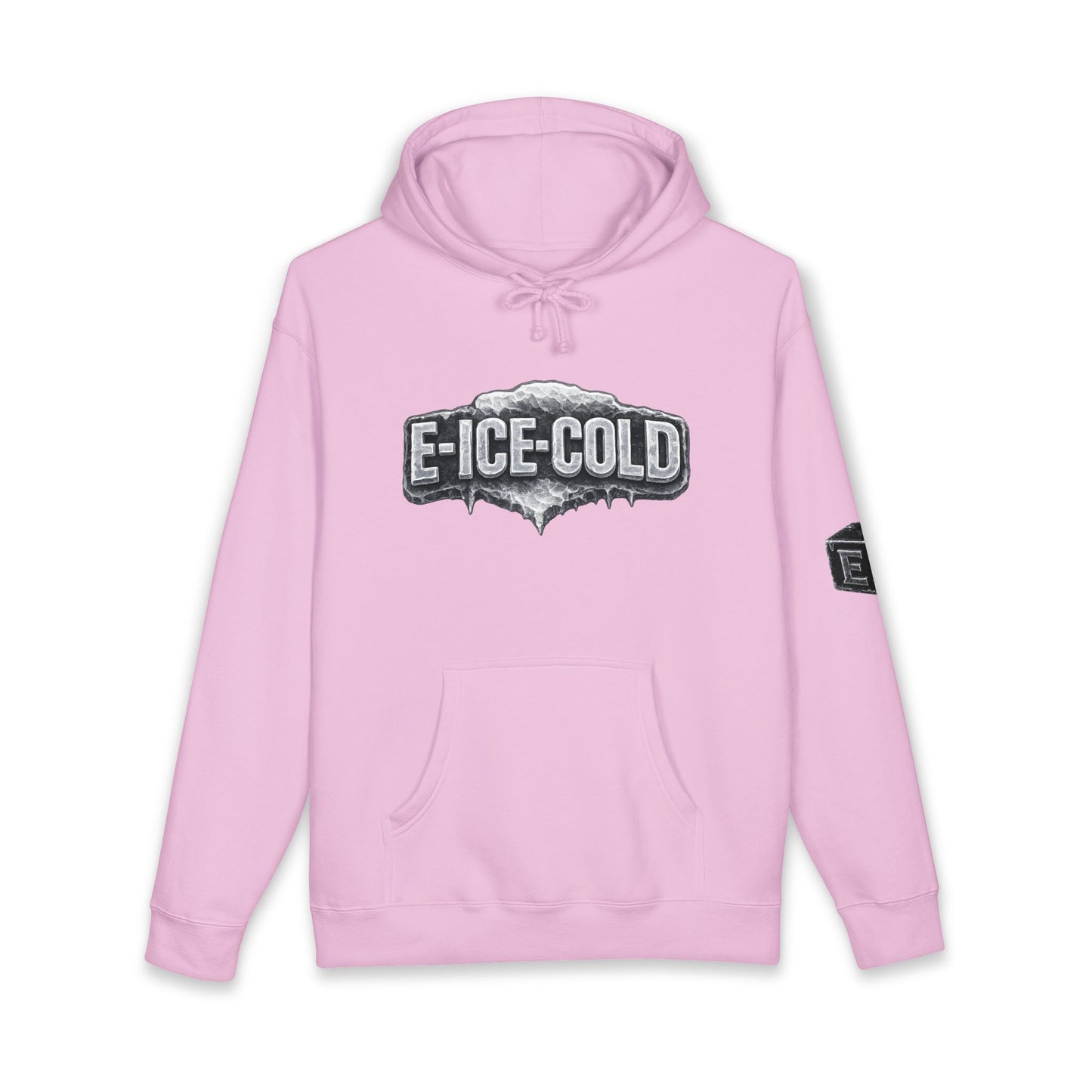 Ice-Cold Hoodie — 'E-ICE-COLD' Graphic Hooded Sweatshirt with U-TUBE Back Art
